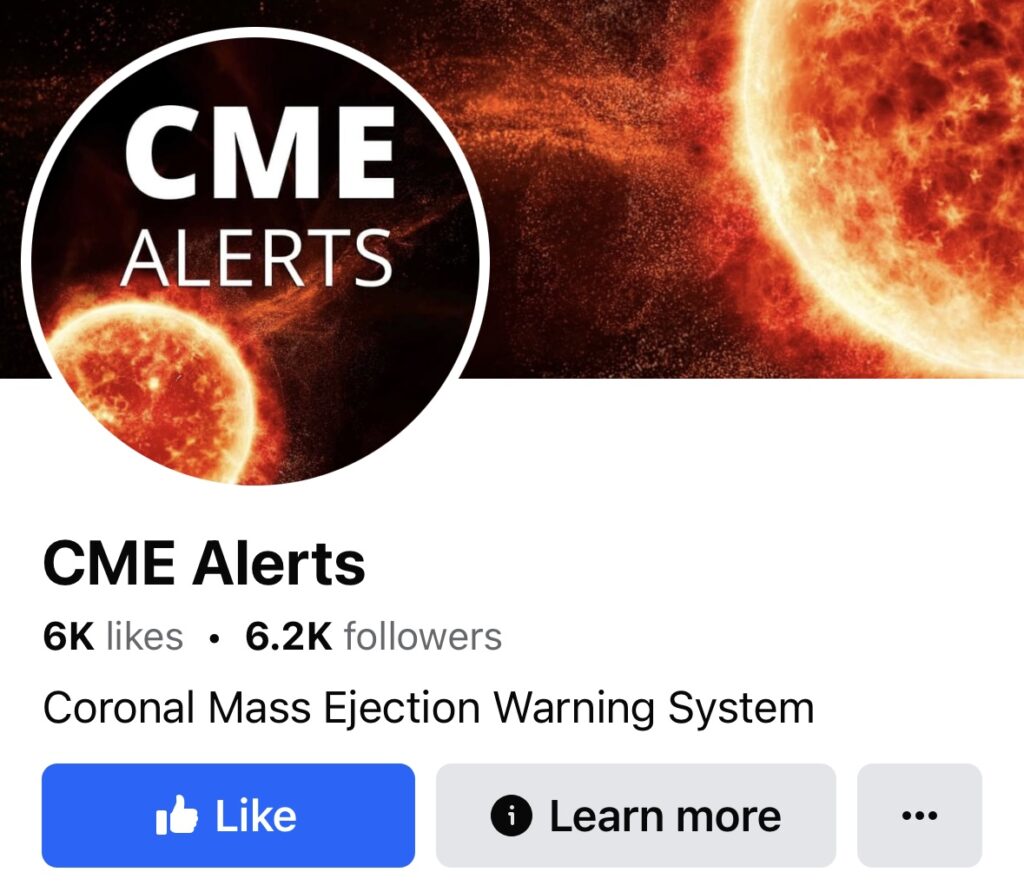 CME alerts Facebook